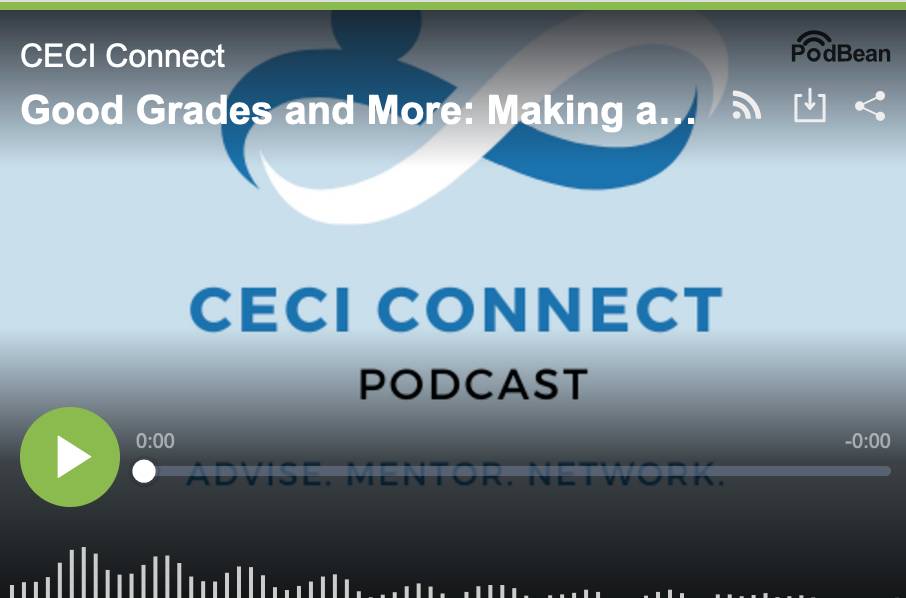 click to listen to podcast episode, good grades and more making academic success your own